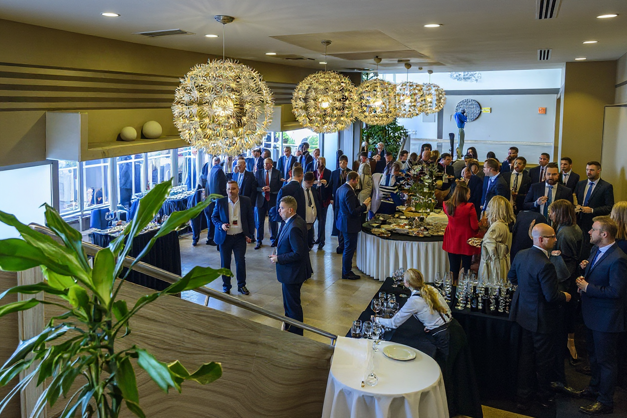 Lobby of a top-notch hotel in the adriatic region